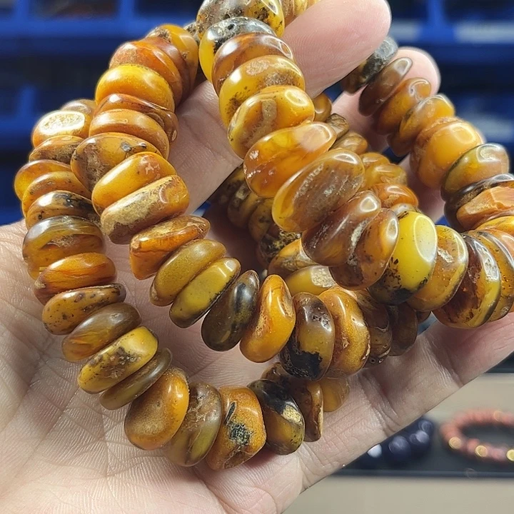 琥珀未镶嵌手链T99多样发其一