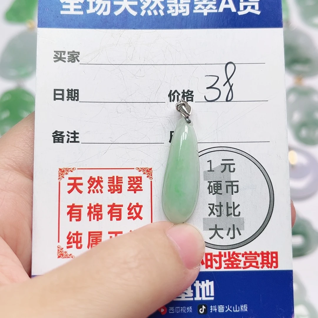 翡翠银S925镶嵌颈饰