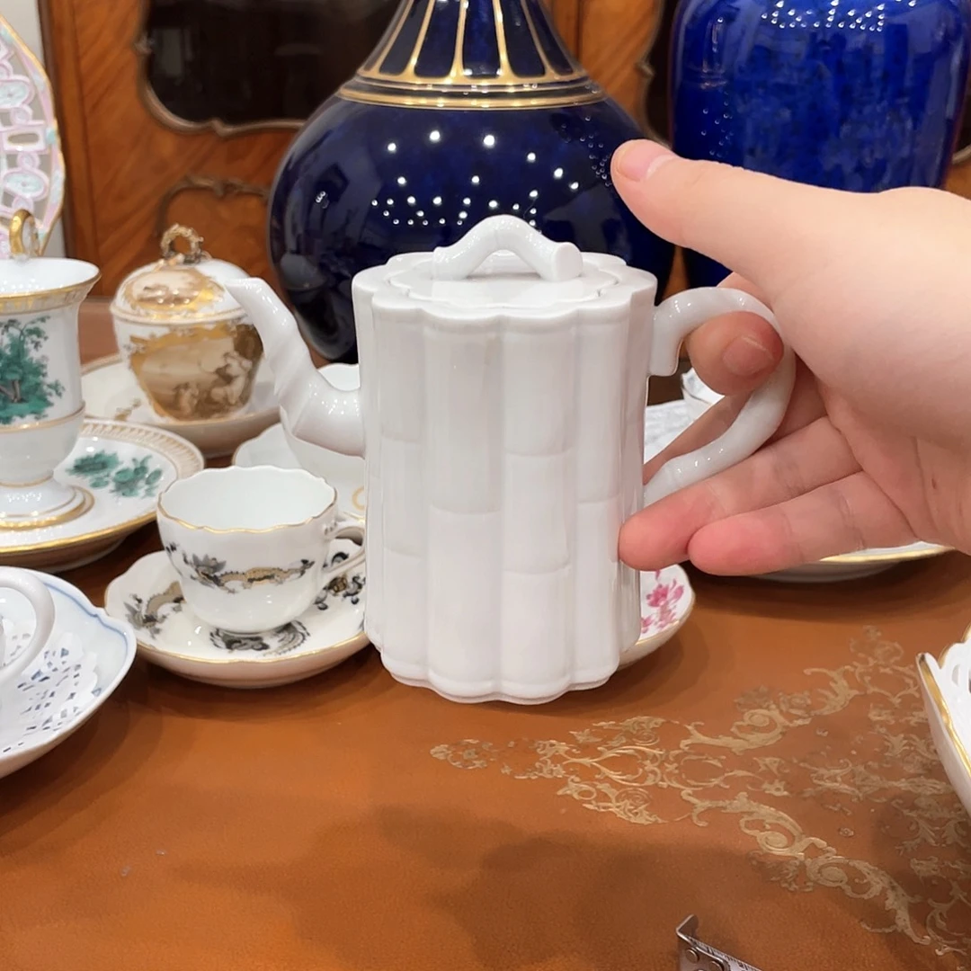 摆件中古一等素白浮雕