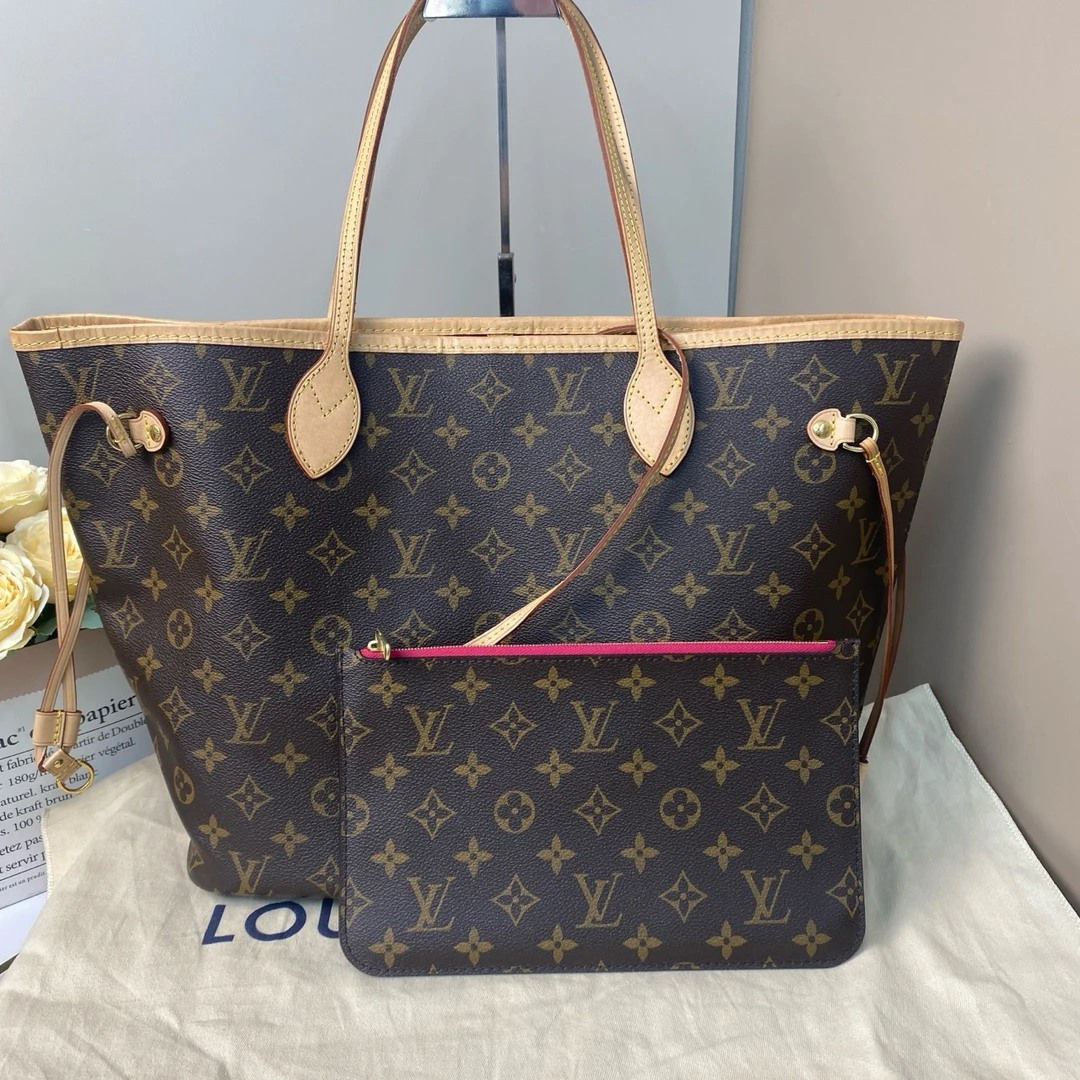 95新 LouisVuitton/路易威登 LV路易威登never full中号芯片款