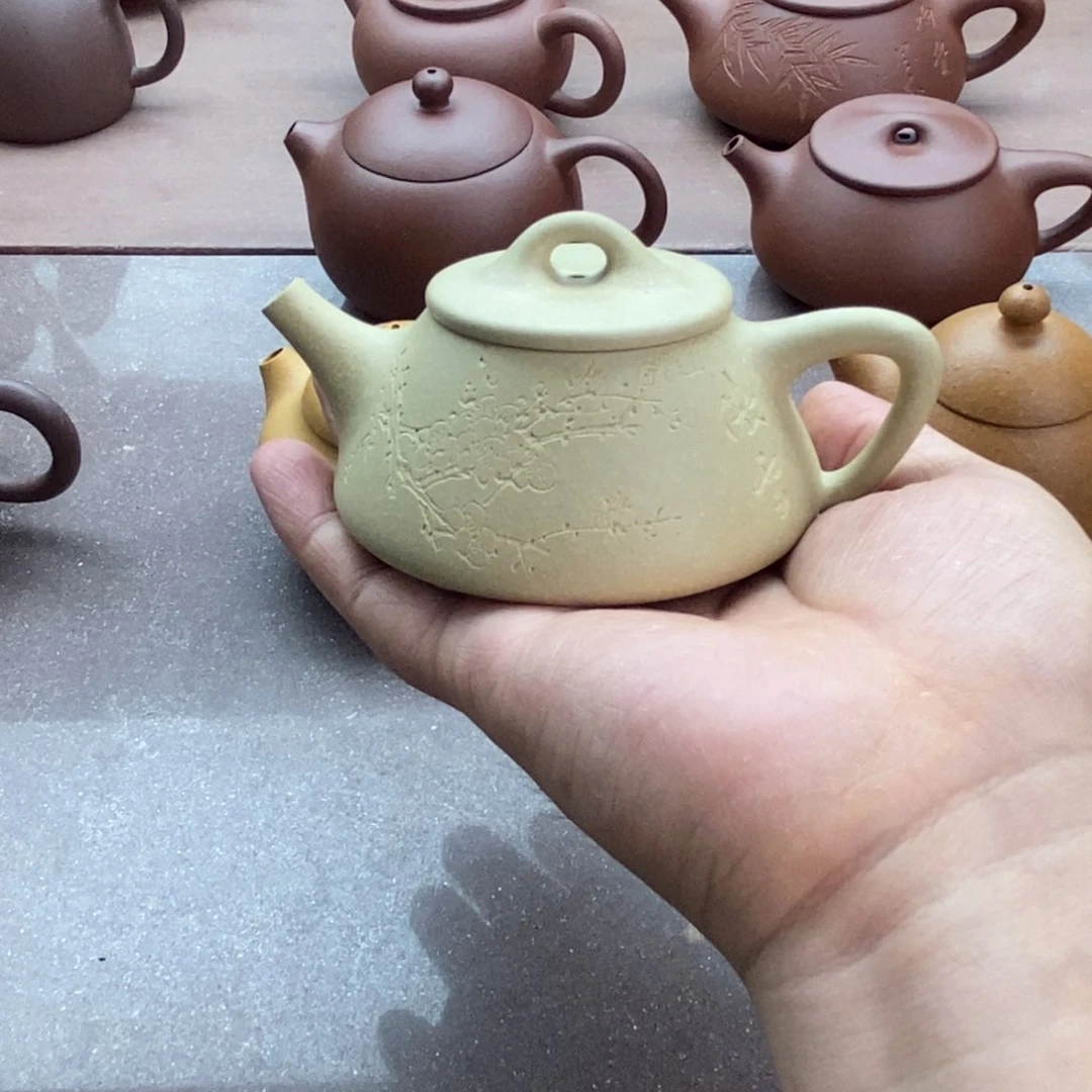 茶壶紫砂紫砂石瓢