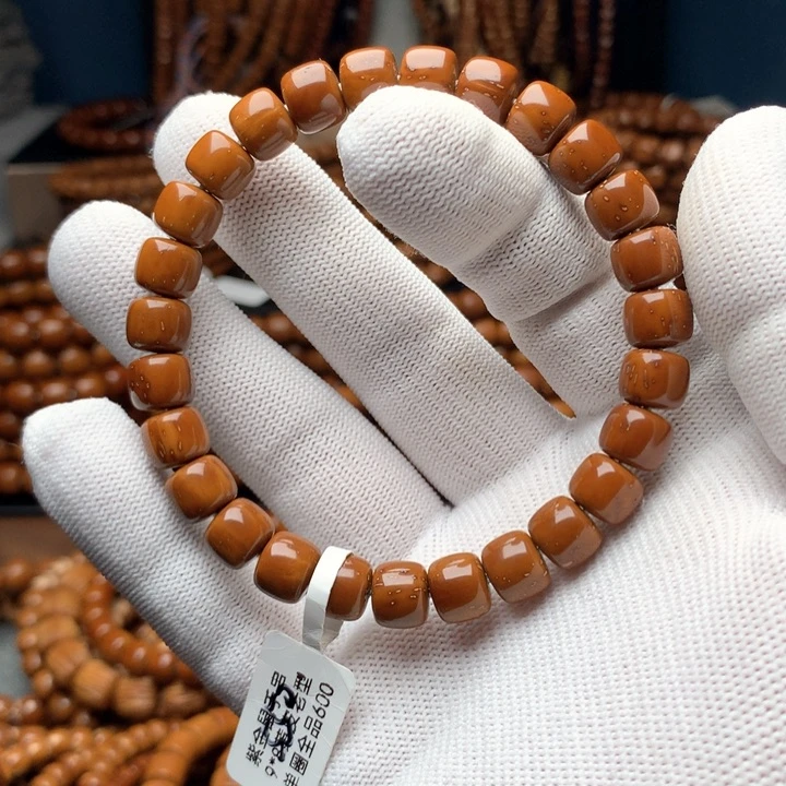 非金属木质紫金鼠9×8道珠单圈精品