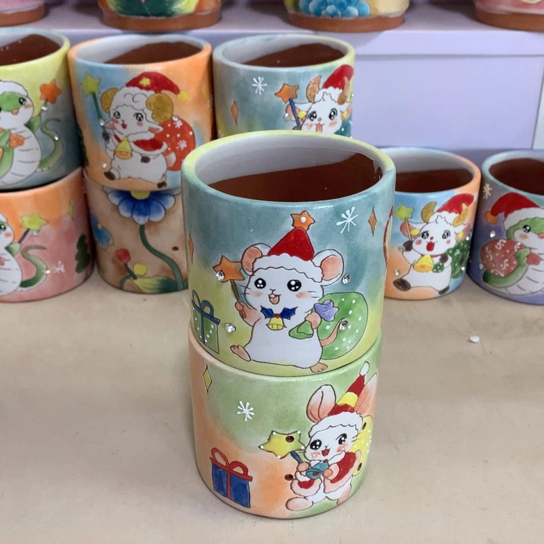 福利正品红陶花盆