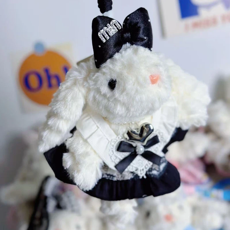 3直播专属：娃衣穿鞋款【新款可爱垂耳兔毛绒挂件钥匙扣挂饰礼物】