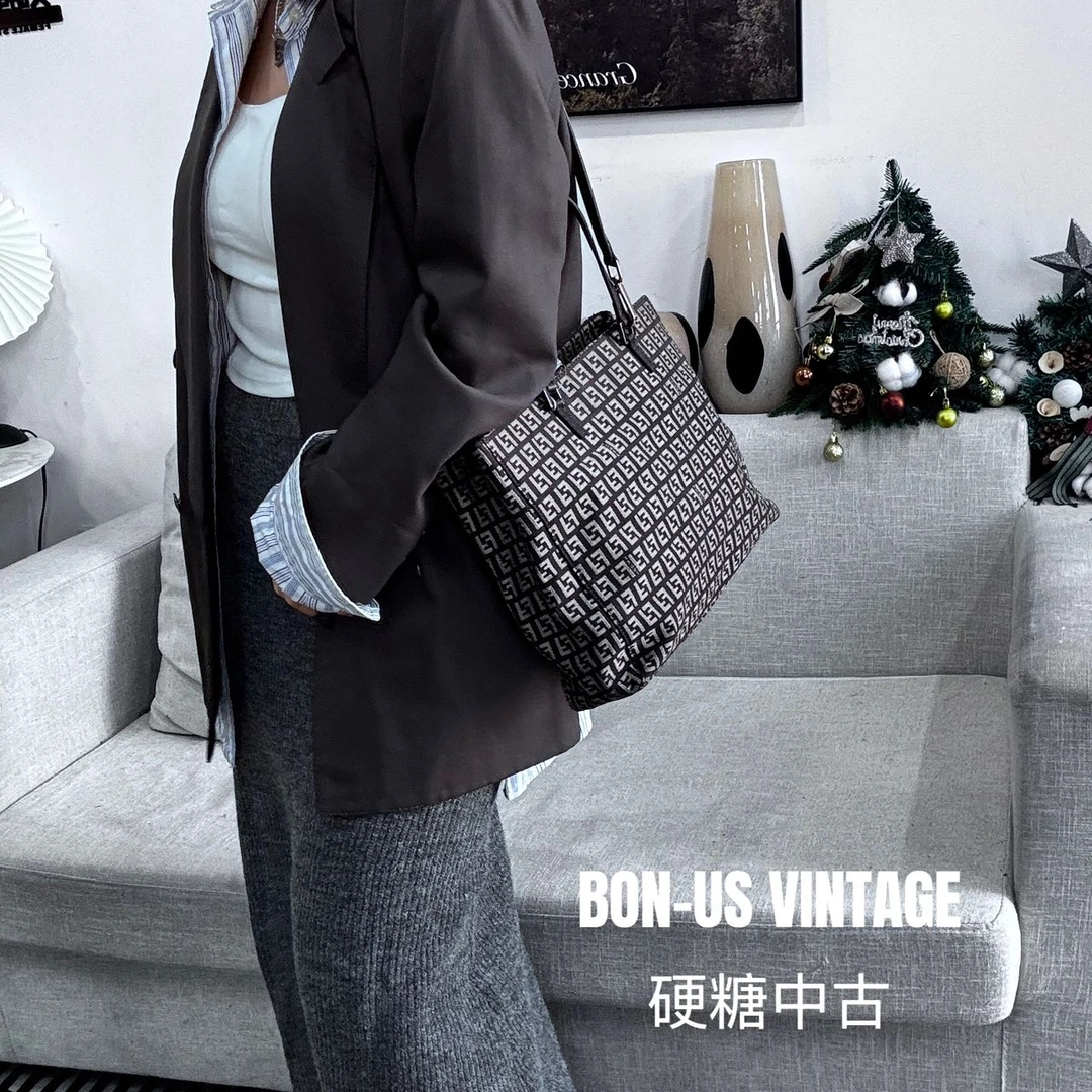 95新 FENDI/芬迪 8613234/老花托特包