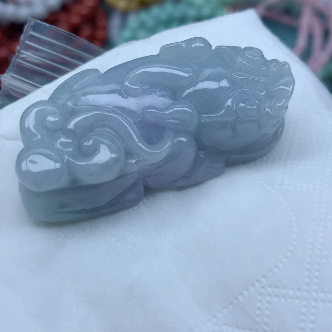 翡翠未镶嵌颈饰珠子