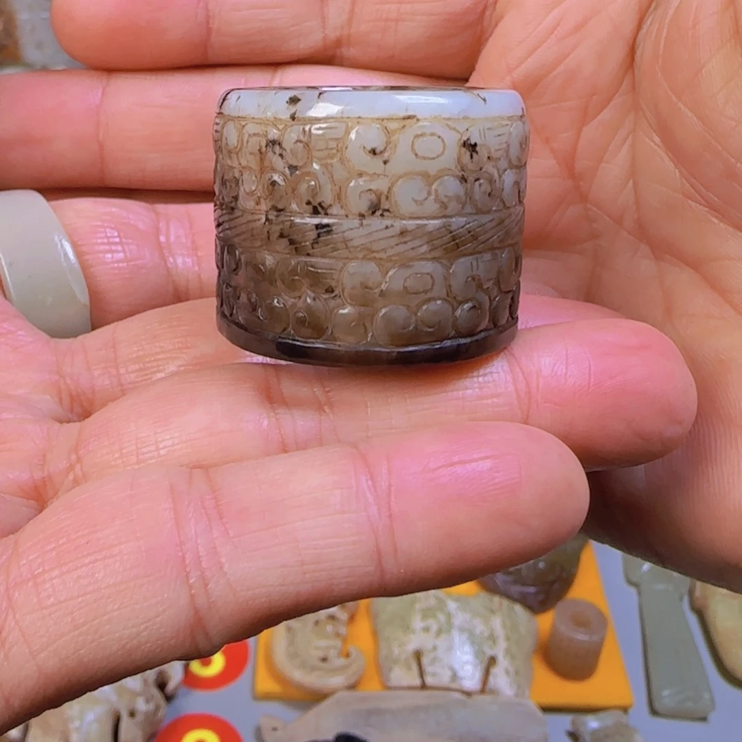 和田玉车挂未镶嵌