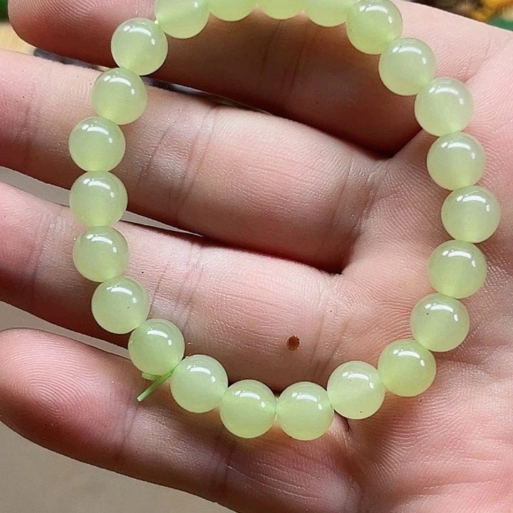 手链未镶嵌和田玉（糖玉）