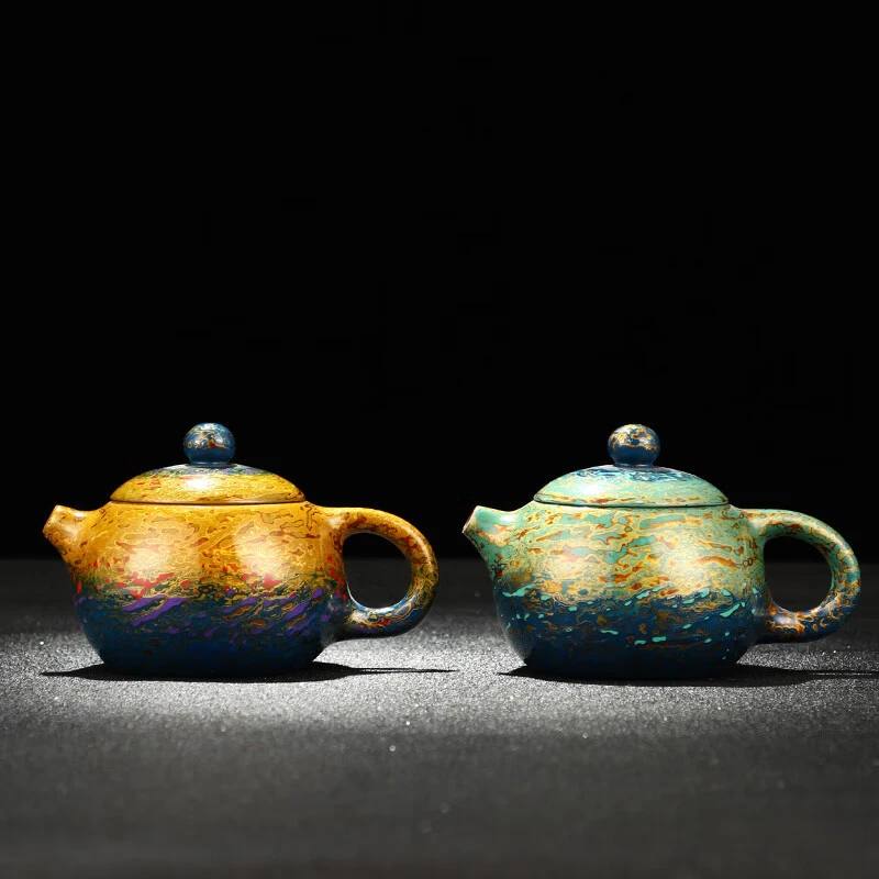 国潮主人杯大漆茶具紫砂一壶二杯陶瓷高端轻奢家用中式创茶具配件