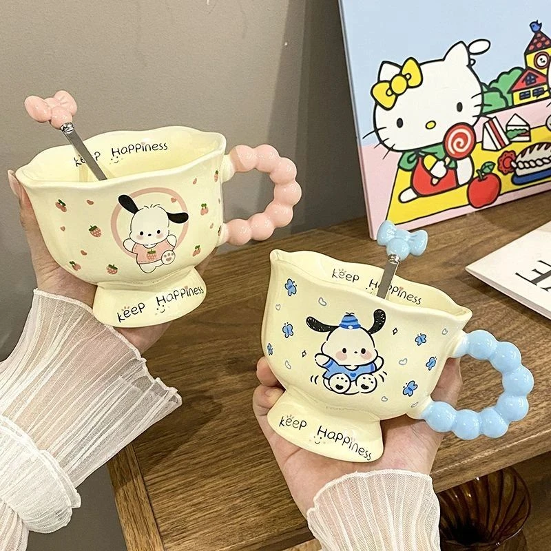 ins风小狗马克杯高颜值杯子陶瓷情侣水杯送女生生日礼物礼品AFF