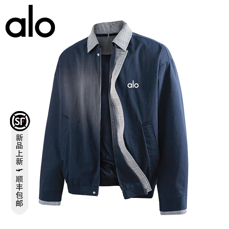 【官方奥特莱斯】品牌折扣 日系港风宽松冲锋衣夹克时尚翻领外套