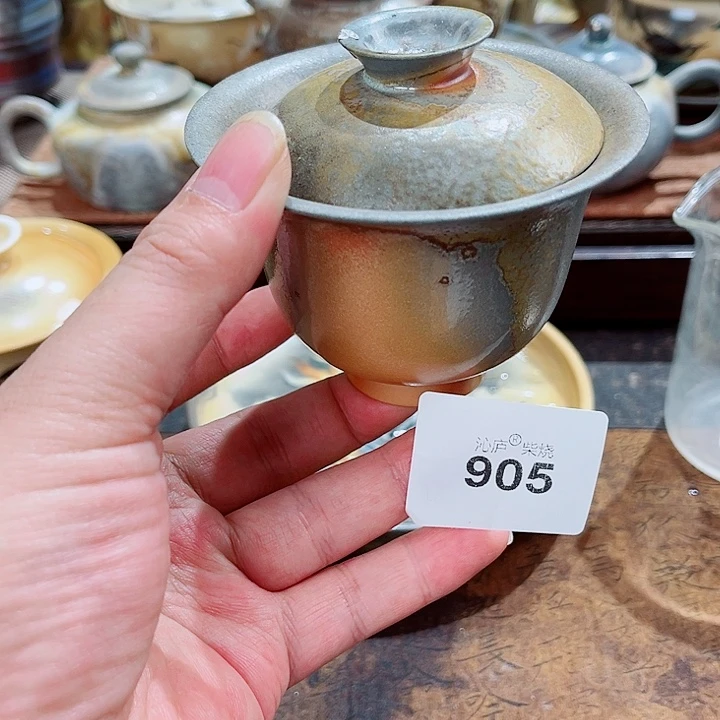 沁庐柴窑古法柴烧全手工茶具