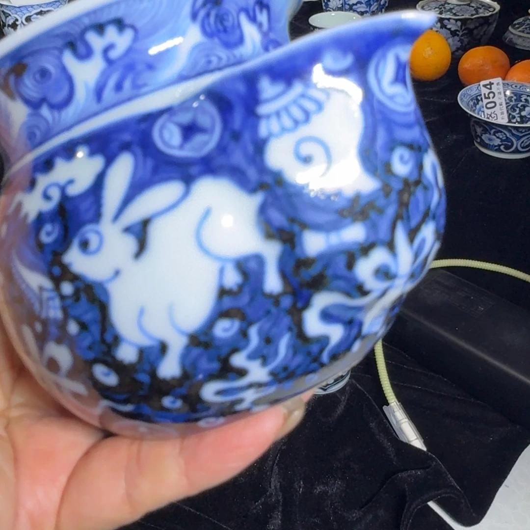 二***祥景德镇陶瓷手绘柴窑杯杯杯