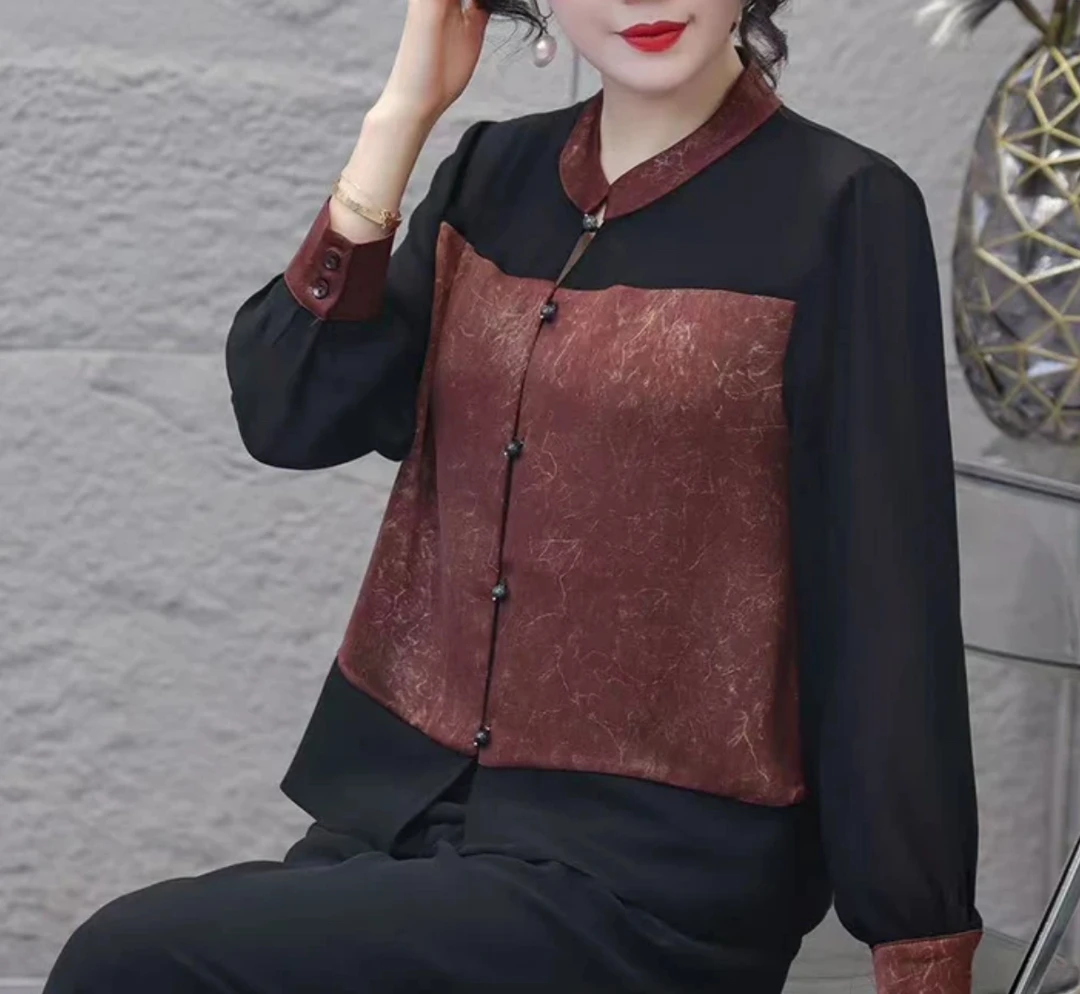 3003宽松显瘦妈妈装上衣，气质夏季必备