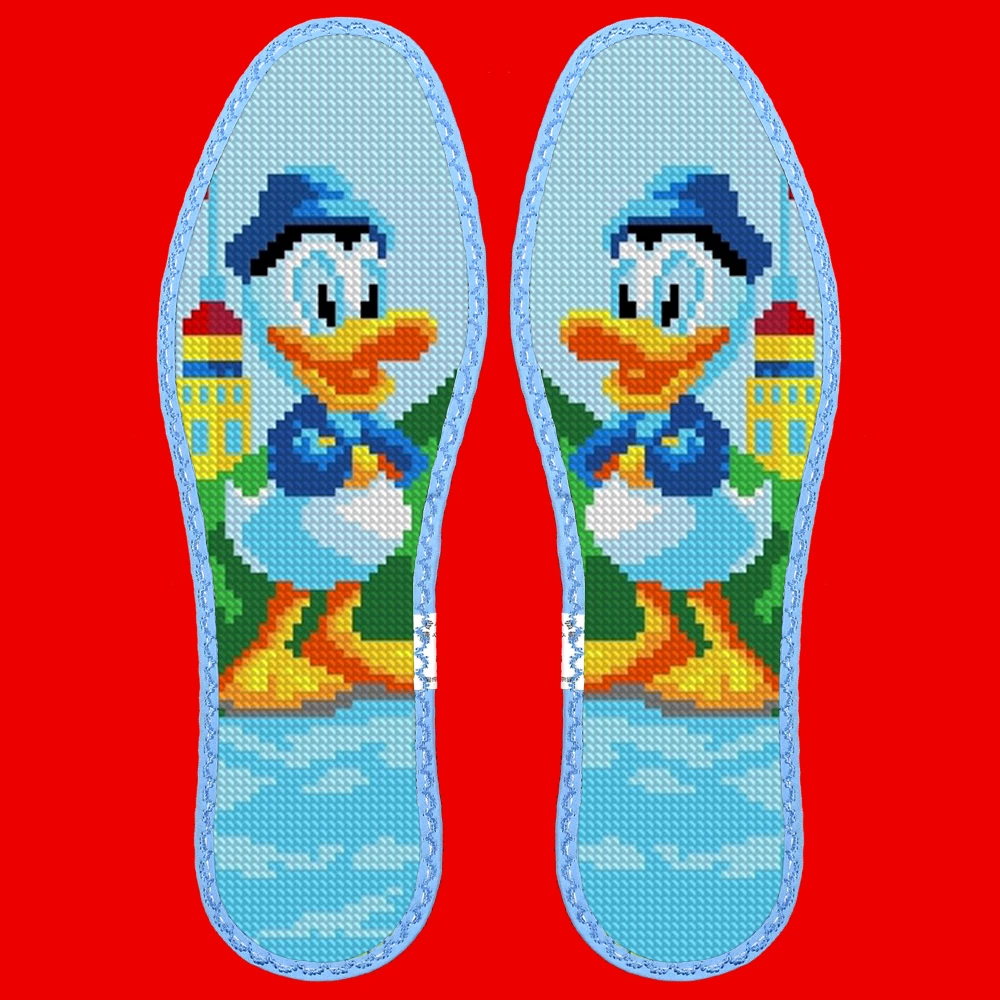 （7372)微瑕小格十字绣鞋垫现货现发（粉丝福利）