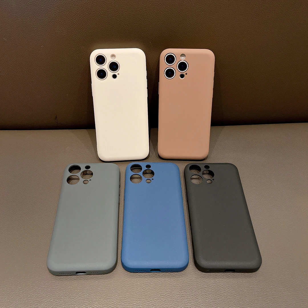 一体新款纯色简约适用苹果16promax肥皂iPhone15手机壳14时尚13软