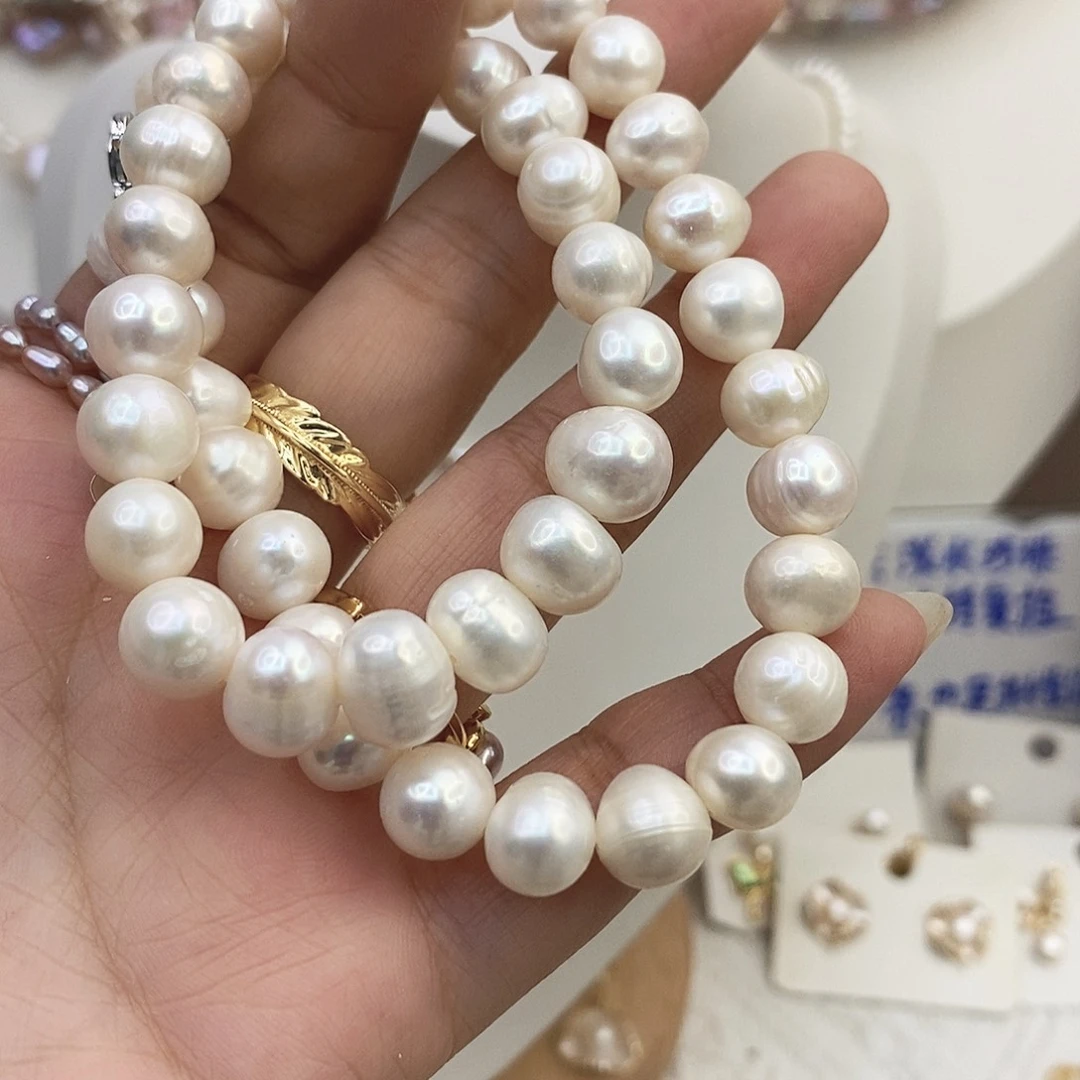 钛钢颈饰淡水珍珠