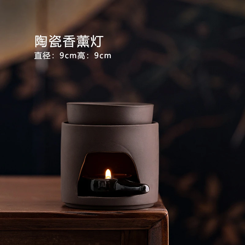多功能精油灯温茶底座香薰蜡烛炉日可干烧睡眠香砖檀香沉香炉