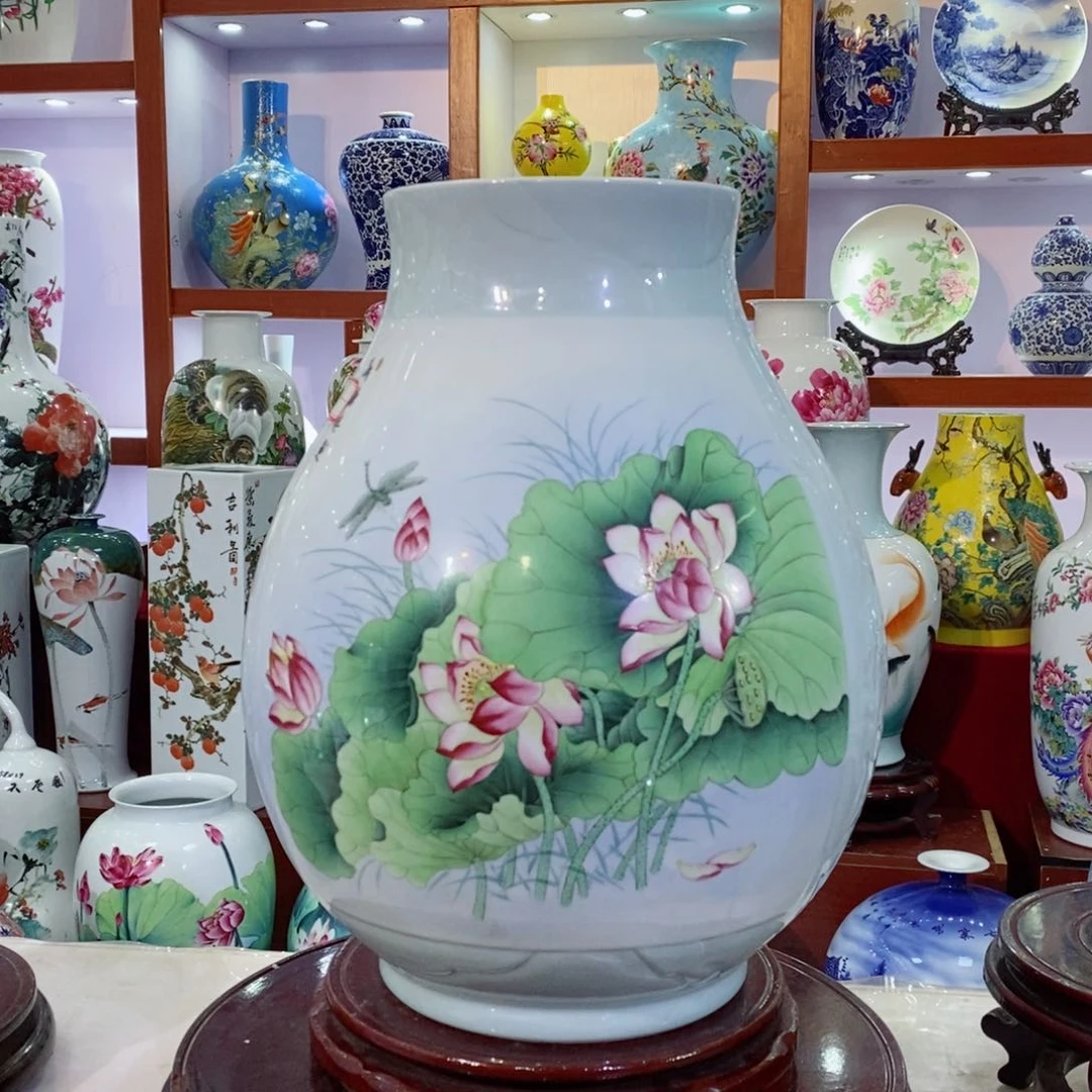 瓶景德镇陶瓷手绘