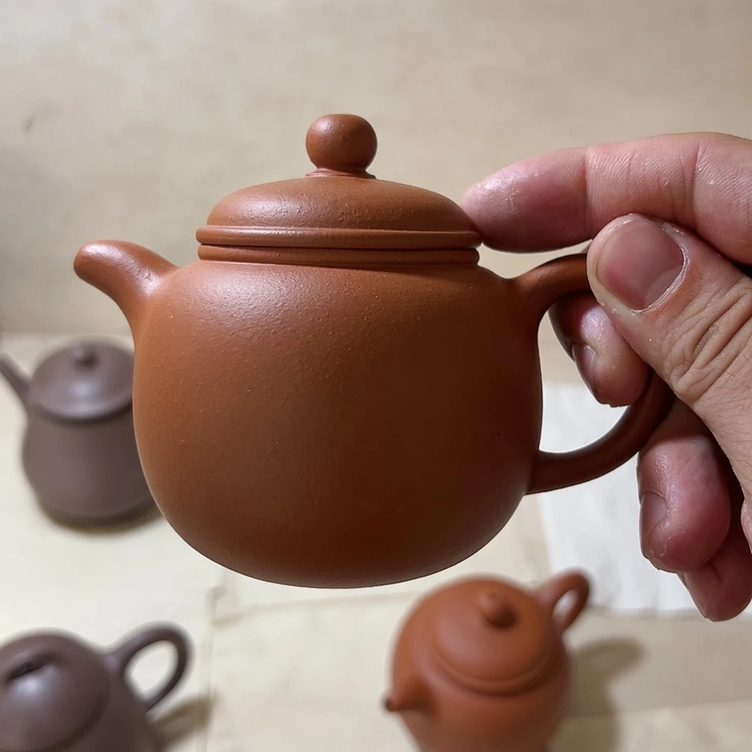 茶壶紫砂努****活跑尊 红泥 半手工