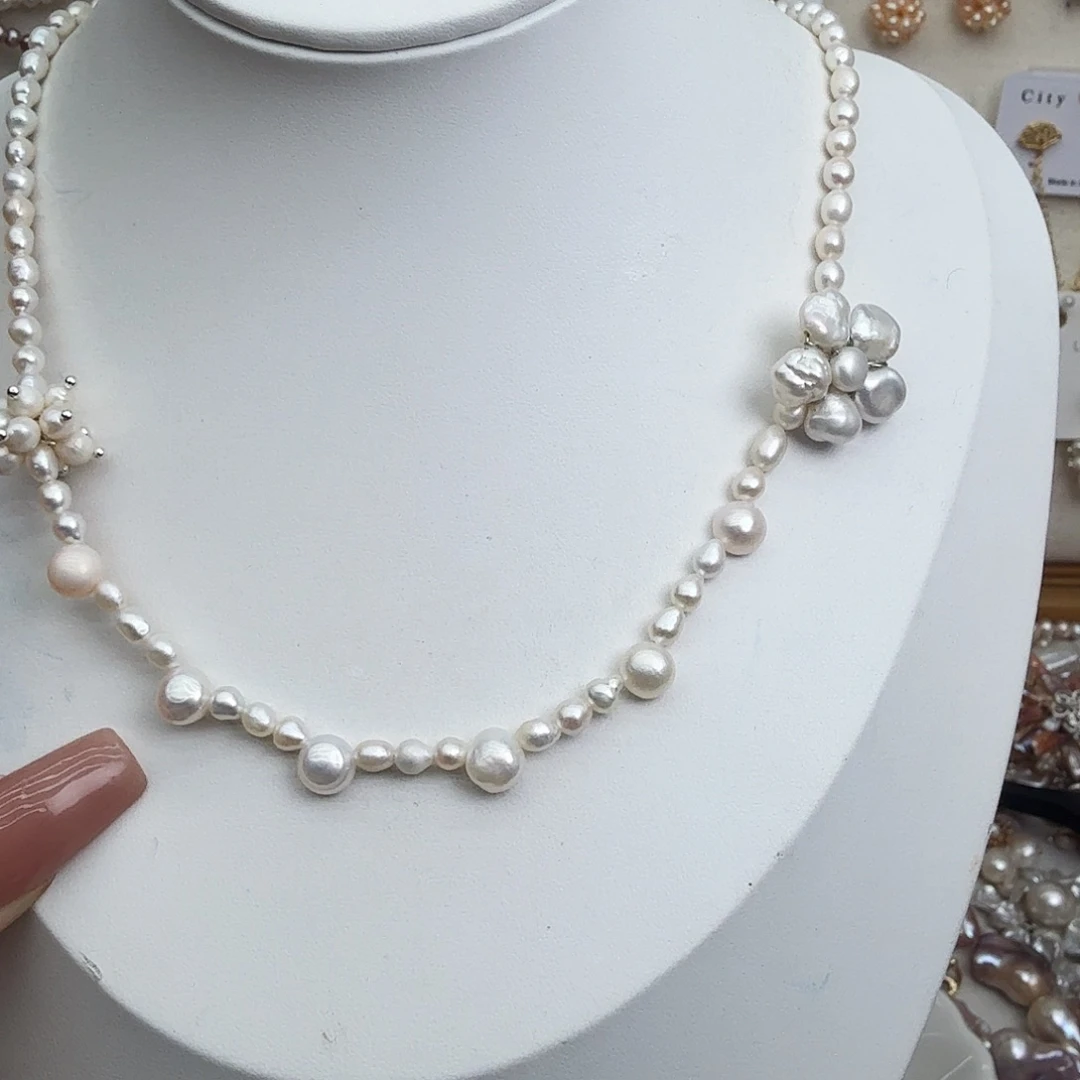 颈饰未镶嵌淡水珍珠