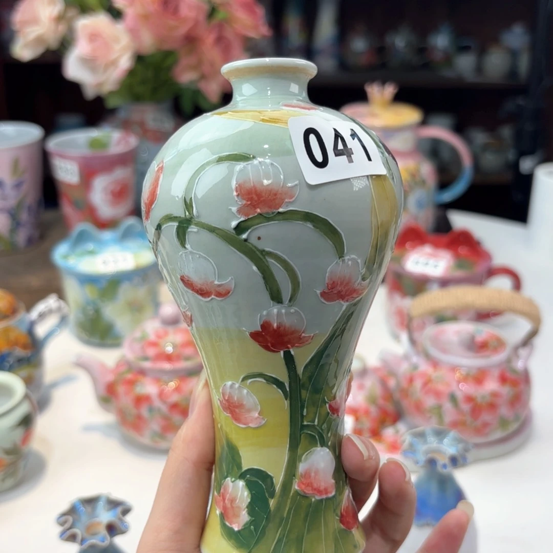 景德镇手绘高温釉下彩陶瓷茶具