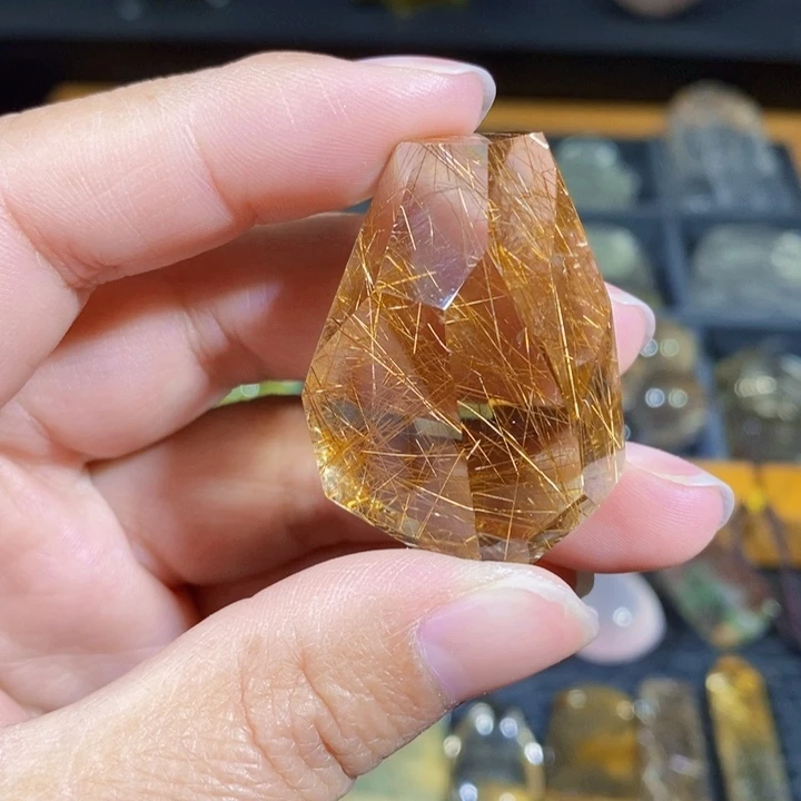 发晶颈饰未镶嵌戴*吊坠