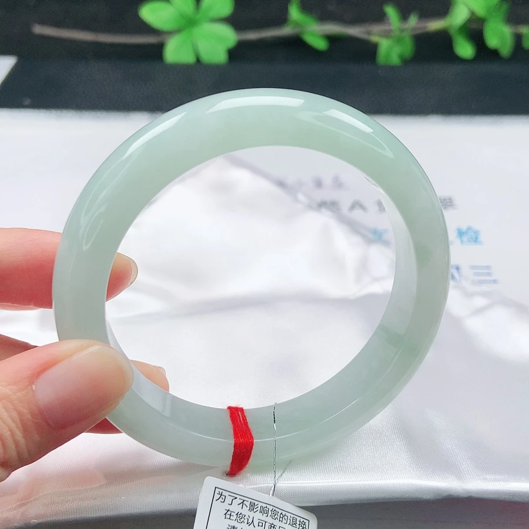 影***子翡翠手镯未镶嵌58圈