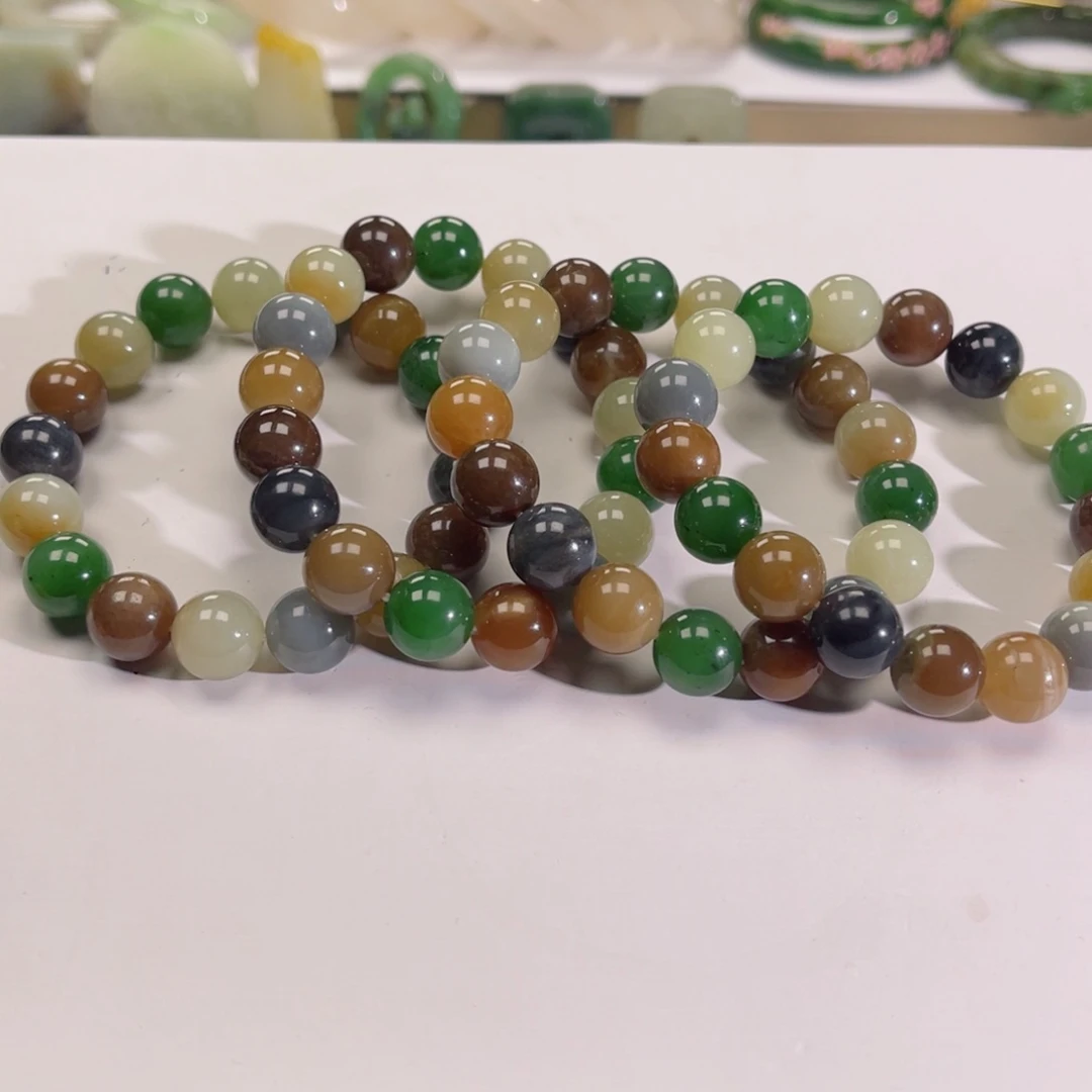 和田玉手串未镶嵌多样性拍一发一随机发