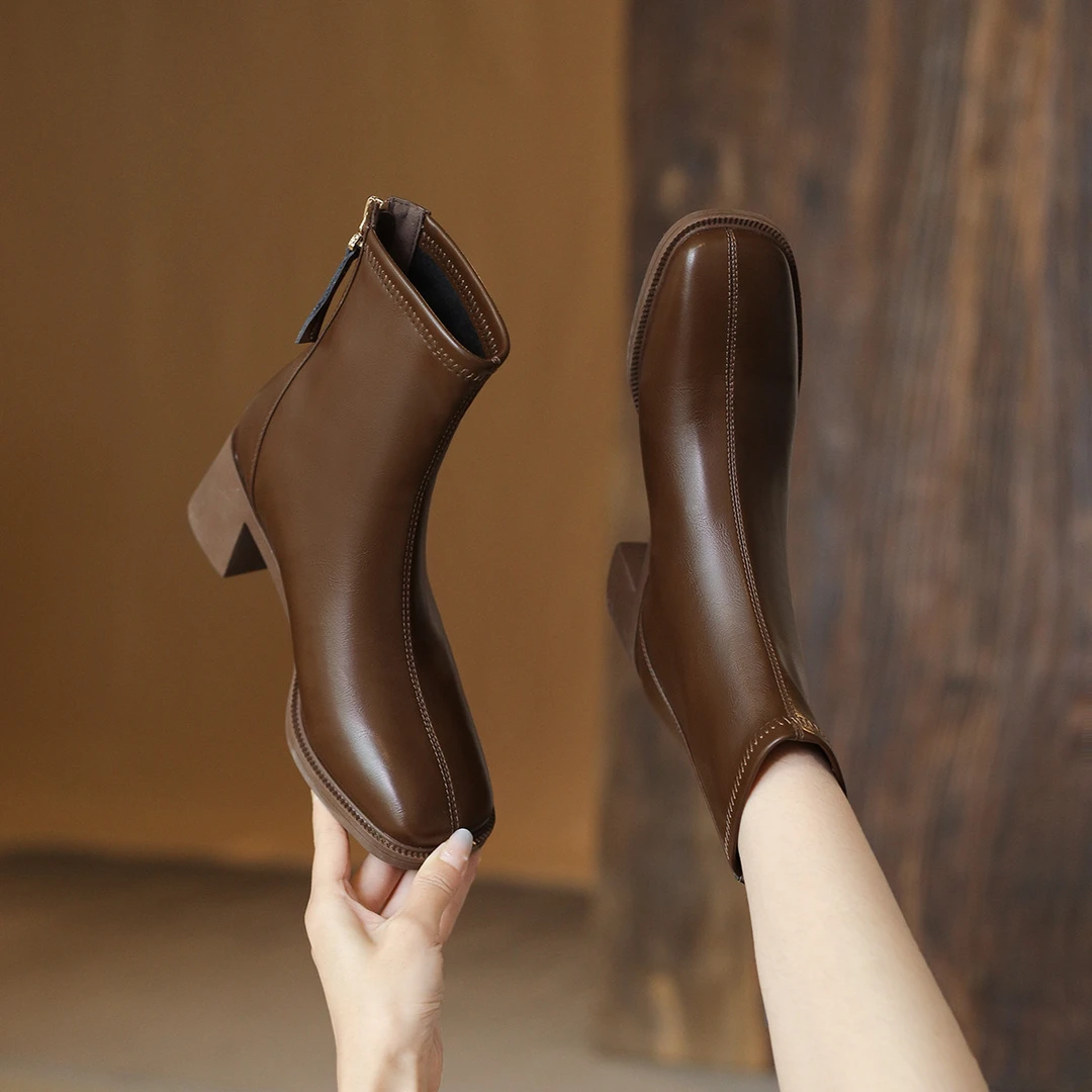 听主播提示下单女鞋 时尚百搭轻奢真皮软底女鞋