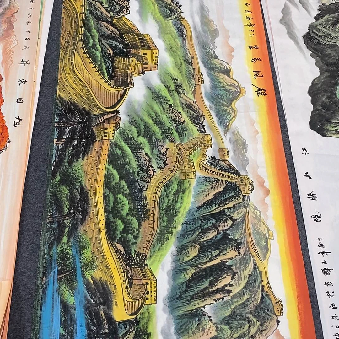 国画画画真的画画
