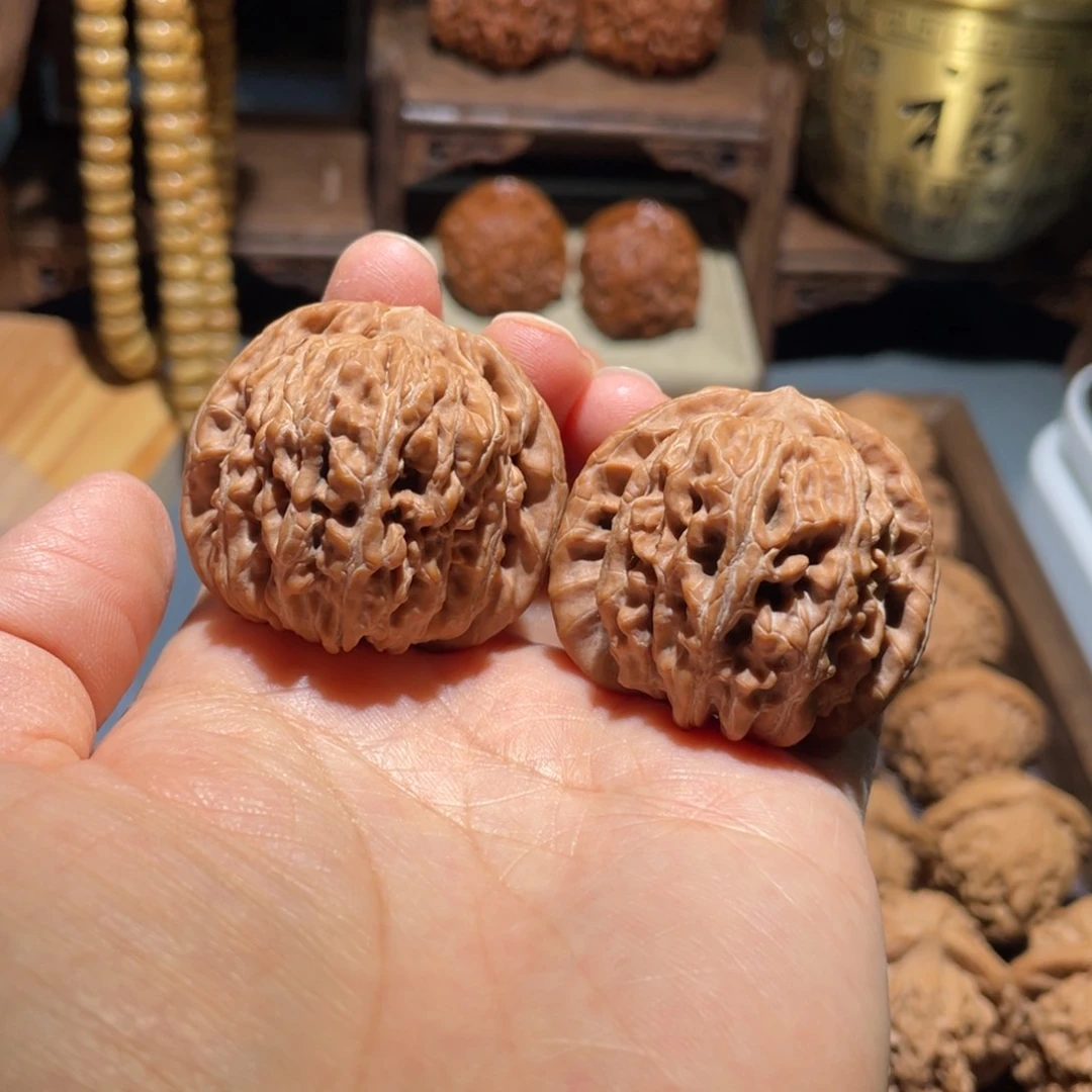 文玩核桃吊坠5号四座楼40