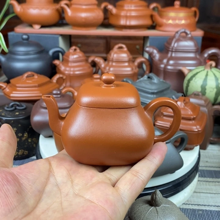 茶壶紫砂四方君德150cc原矿赵庄朱泥特价