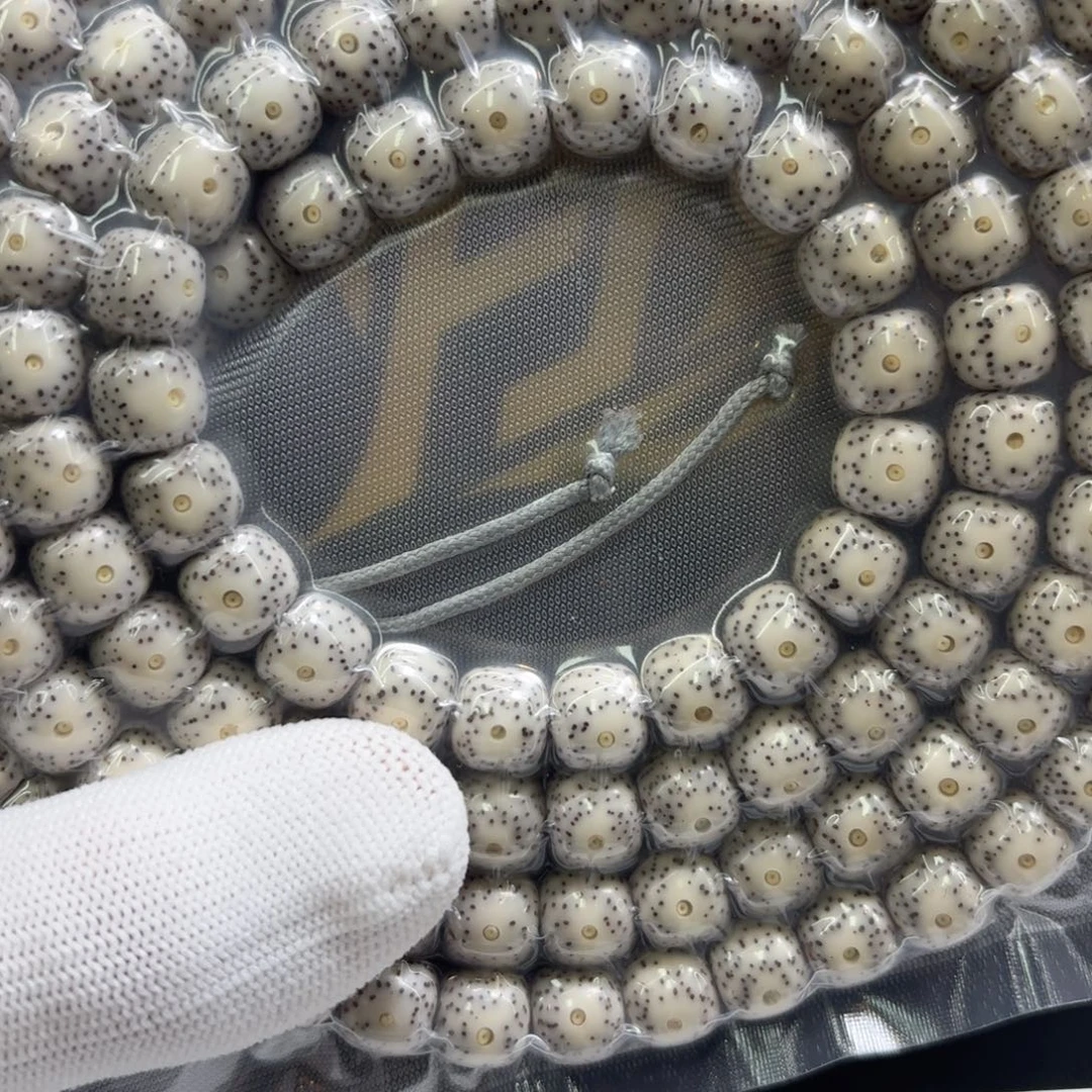 星月菩提吊坠一物一图3糯冰月留白针尖星10左右108