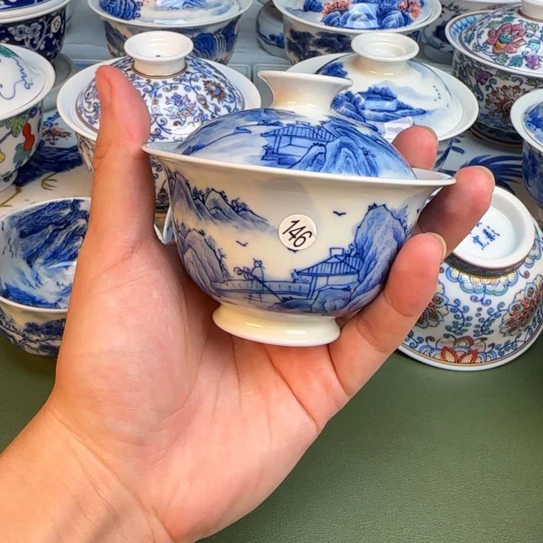 彦祖纯手工手绘茶具146