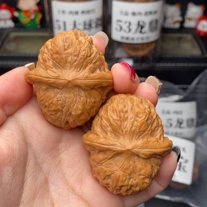把件文玩核桃南瓜饼40大肚