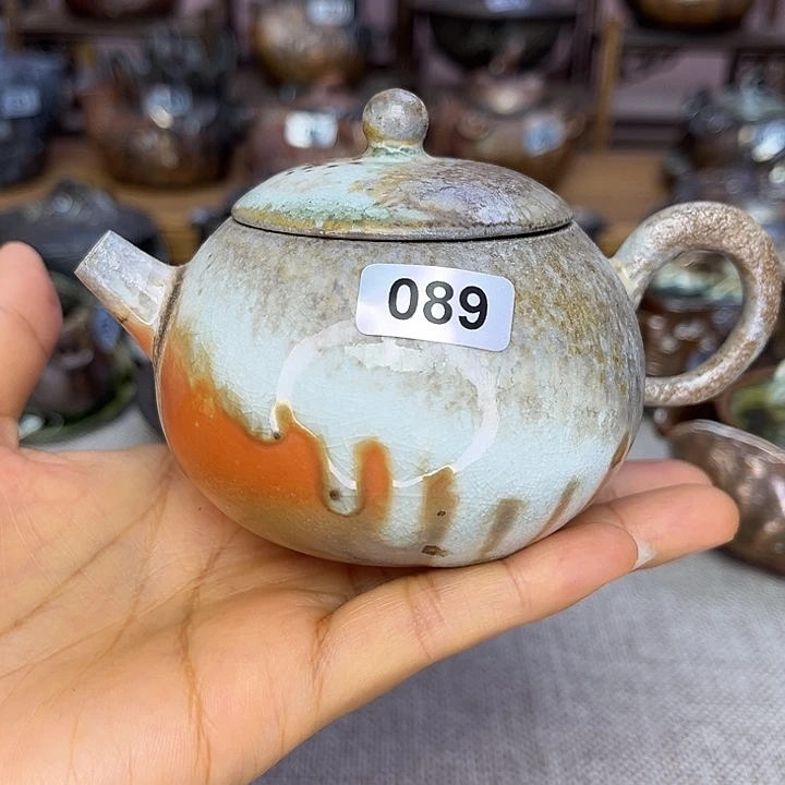 裸柴烧陶瓷手工茶器