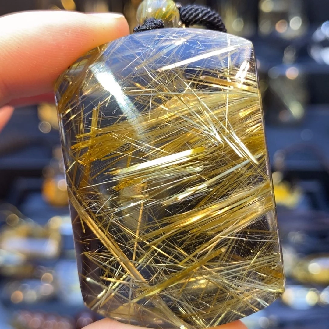 颈饰未镶嵌水晶钛晶无事牌