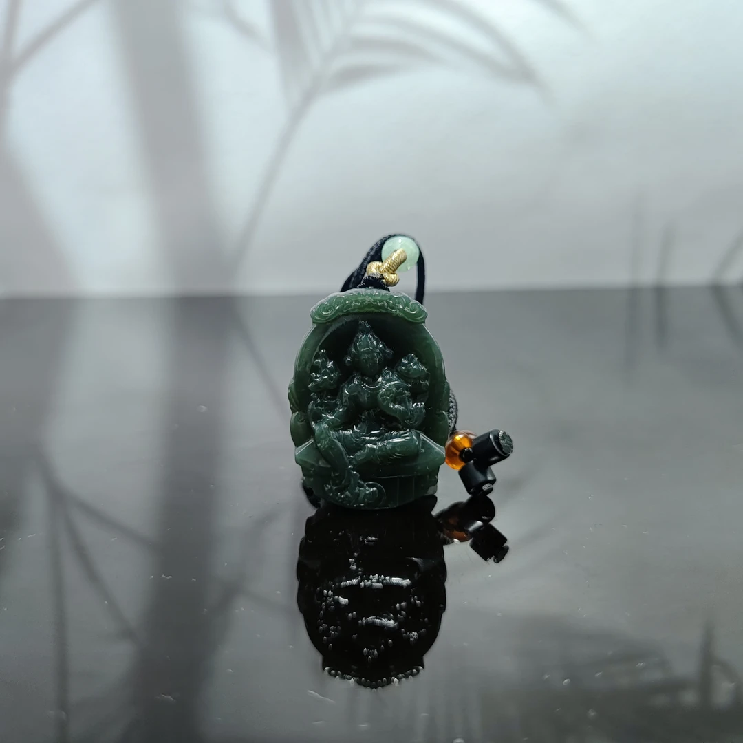 T和田玉度母吊坠0075