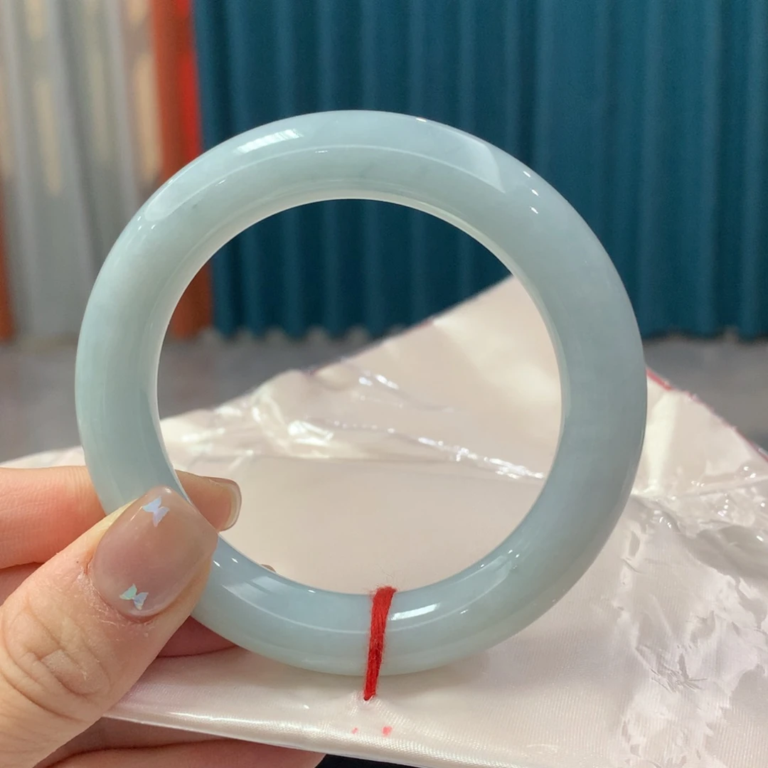 未镶嵌手镯翡翠完美者慎拍 圈口56.3