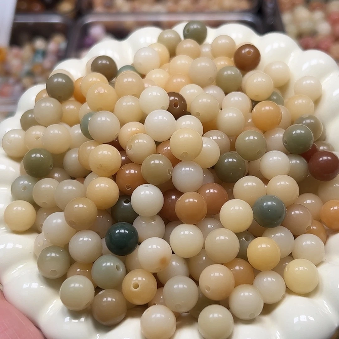 菩提根/象牙果手串100颗卡牌➕200颗卡10原注微瑕多宝