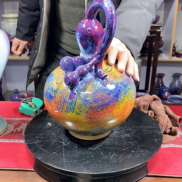 瓶中国神垕精品钧瓷