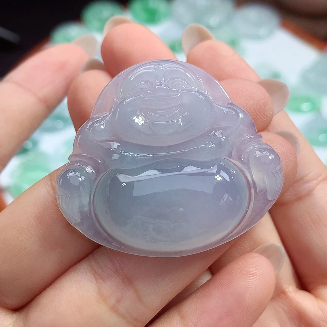 翡翠未镶嵌颈饰╭**?佛公