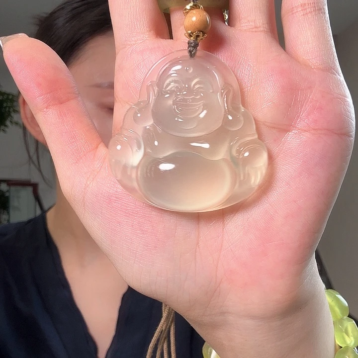 原***使蛇纹石玉未镶嵌颈饰