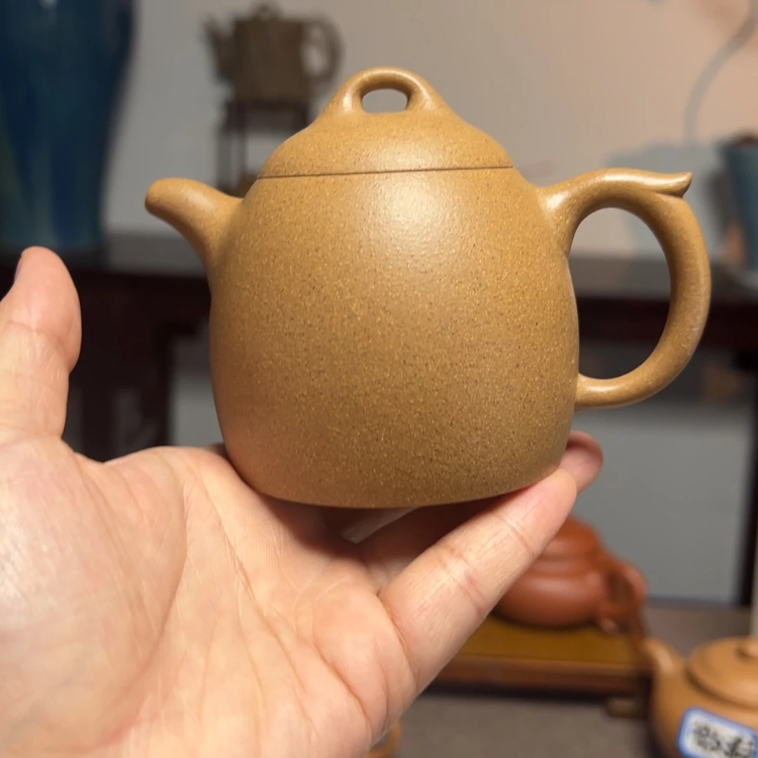 茶壶紫砂秦权黄金段200