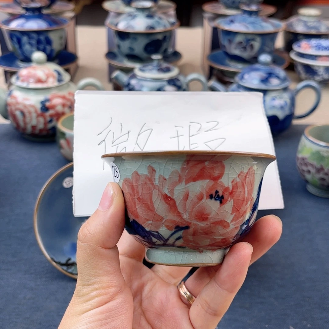 杯景德镇手绘手工茶具