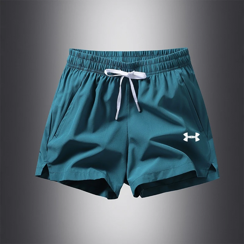 UA安德瑪速干短裤男女透气宽松休闲健身薄款球裤跑步运动三分裤