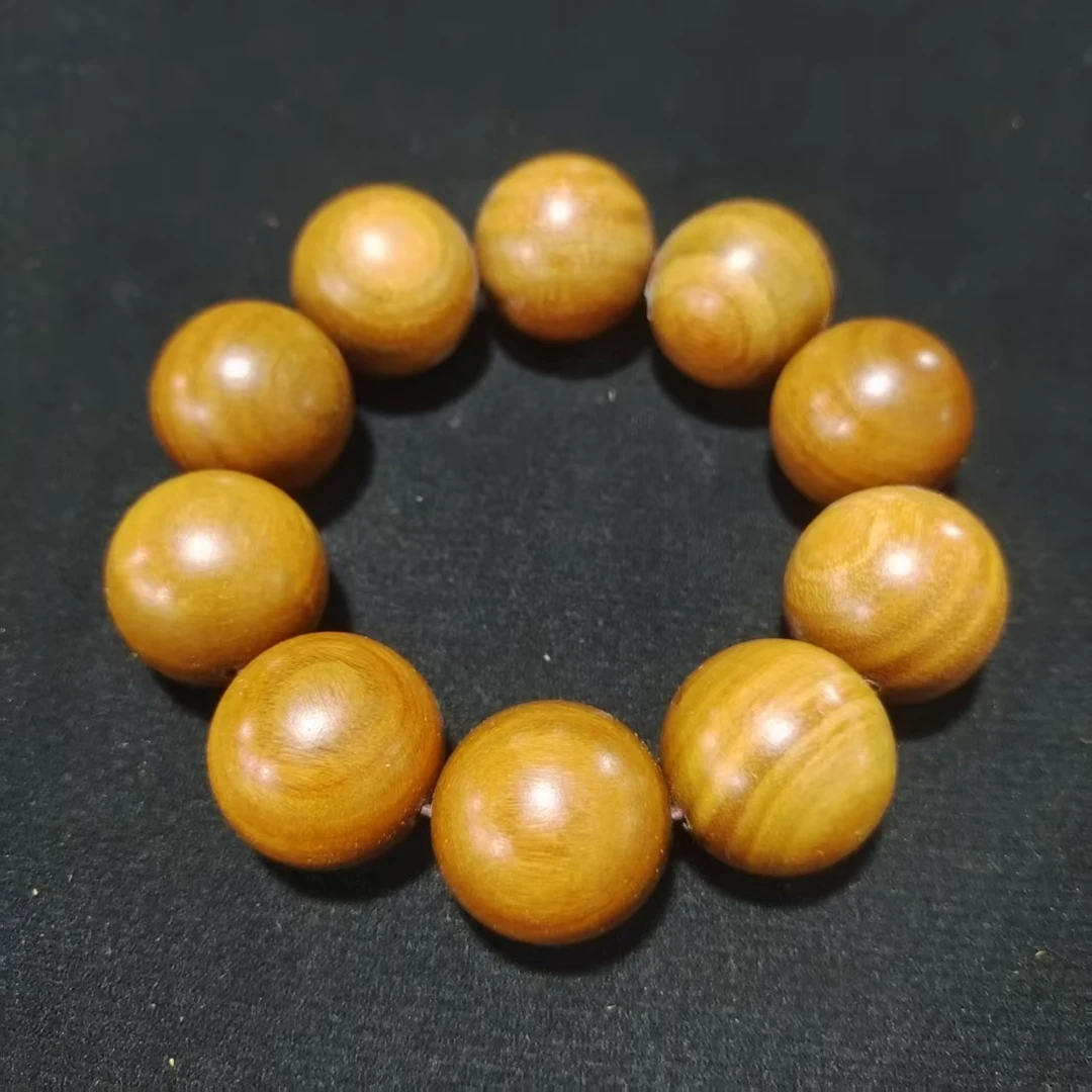 绿檀大珠手串(无礼盒)25mm LQ722