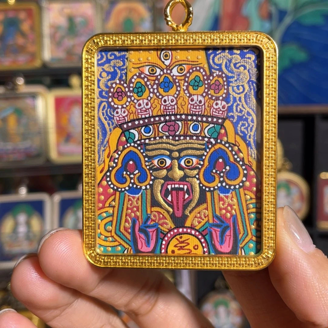 婉*扎基拉姆纯手绘唐卡