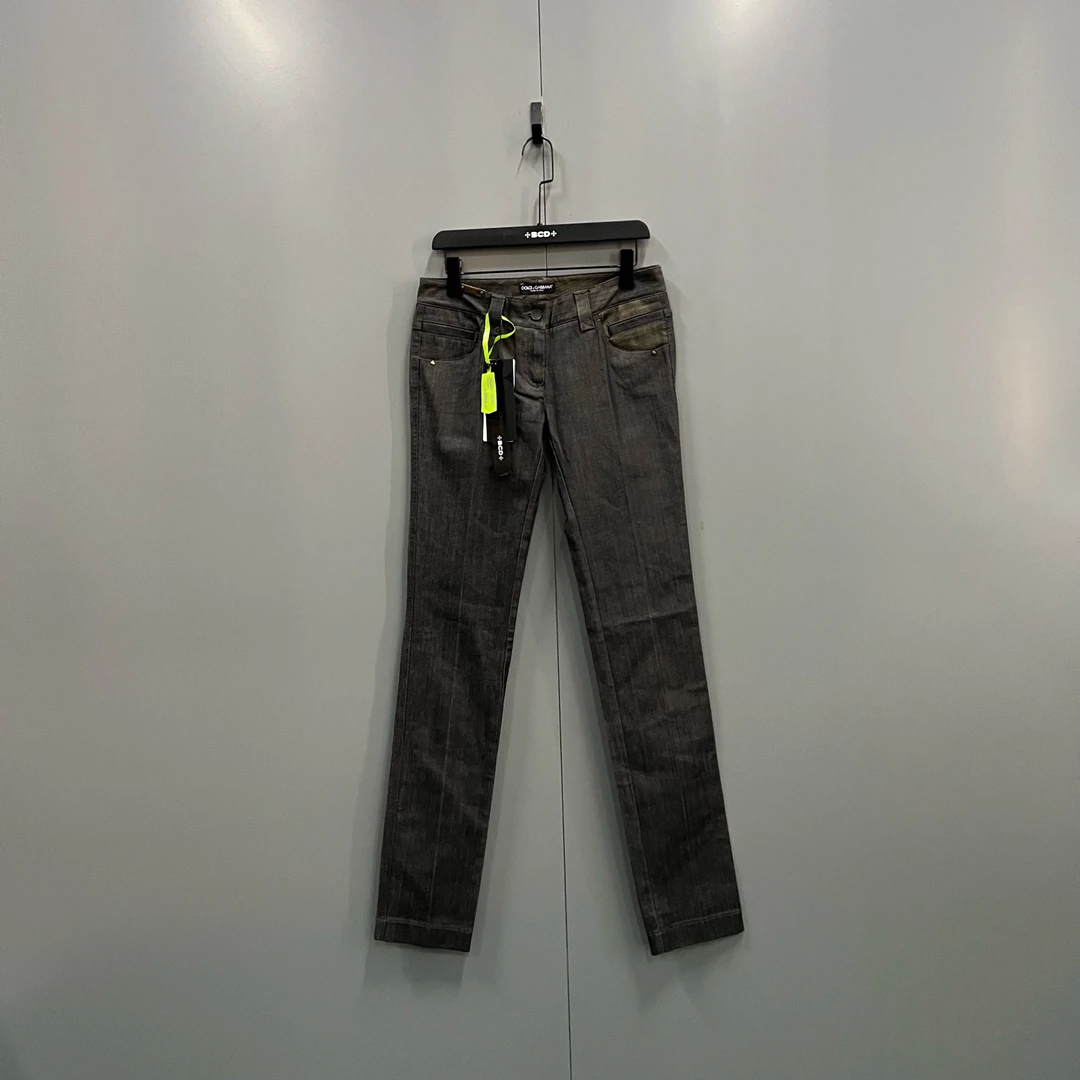 95新 maje n4/深灰色牛仔裤 40码610000